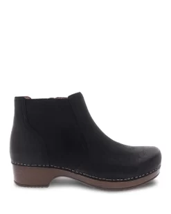 'Dansko' Women's Barbara - Black Burnished Nub