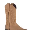 'Roper' Women's 11" Wilder Western Square Toe - Tan