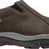 'Keen Outdoor' Men's Brixen Low 200GR WP Slip On - Slate Black / Madder Brown
