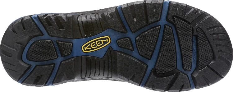 'Keen Utility' Men's Braddock Mid EH WP Soft Toe - Black / Grey / Blue - Image 7