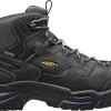 'Keen Utility' Men's Braddock Mid EH WP Soft Toe - Black / Grey / Blue