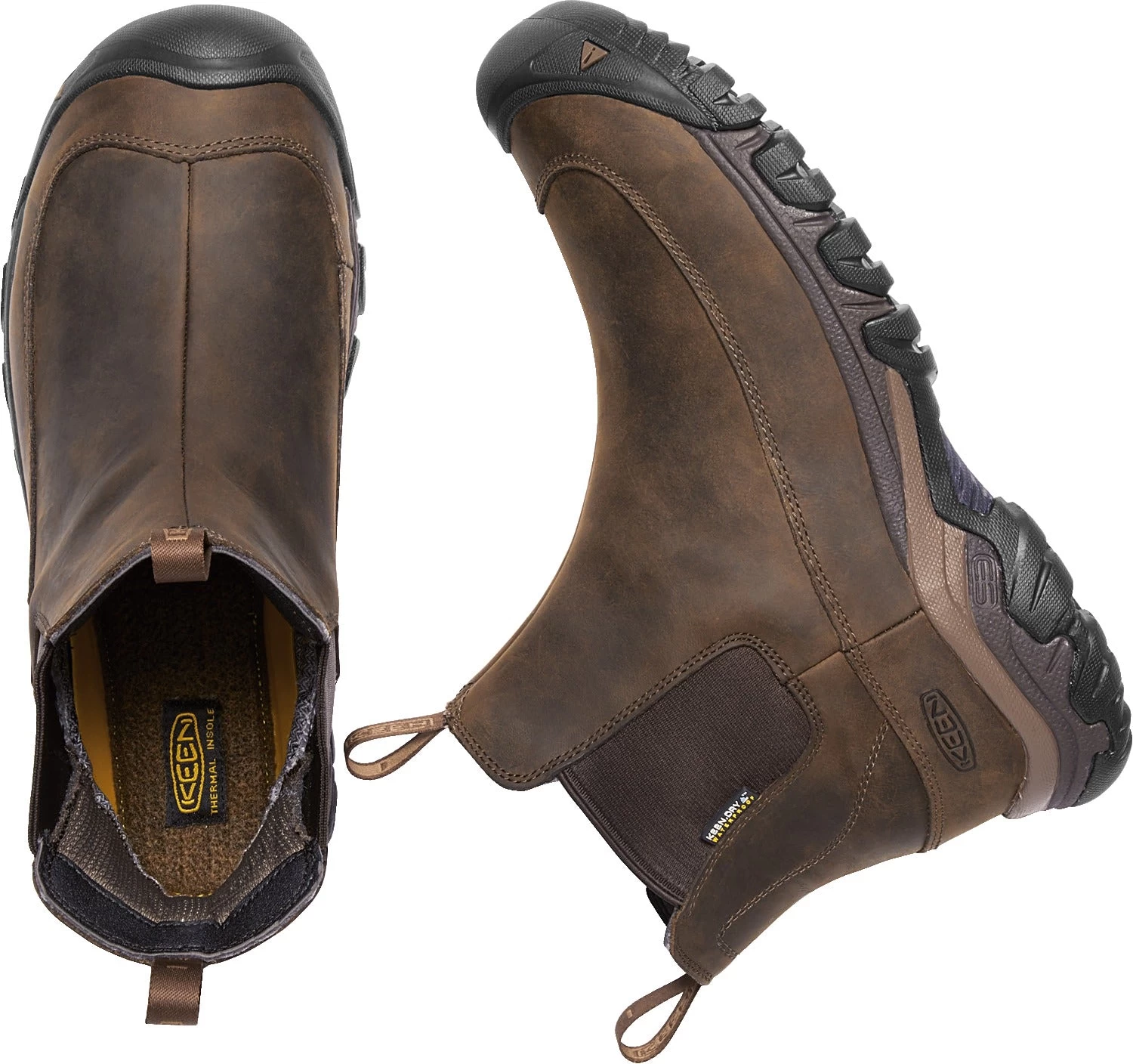 'Keen Outdoor' Men's Anchorage III 200GR WP Boot - Dark Earth / Brown - Image 4