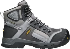 'Keen Utility' Men's 6" Davenport 400GR SR WP Comp Toe - Magnet / Steel Grey