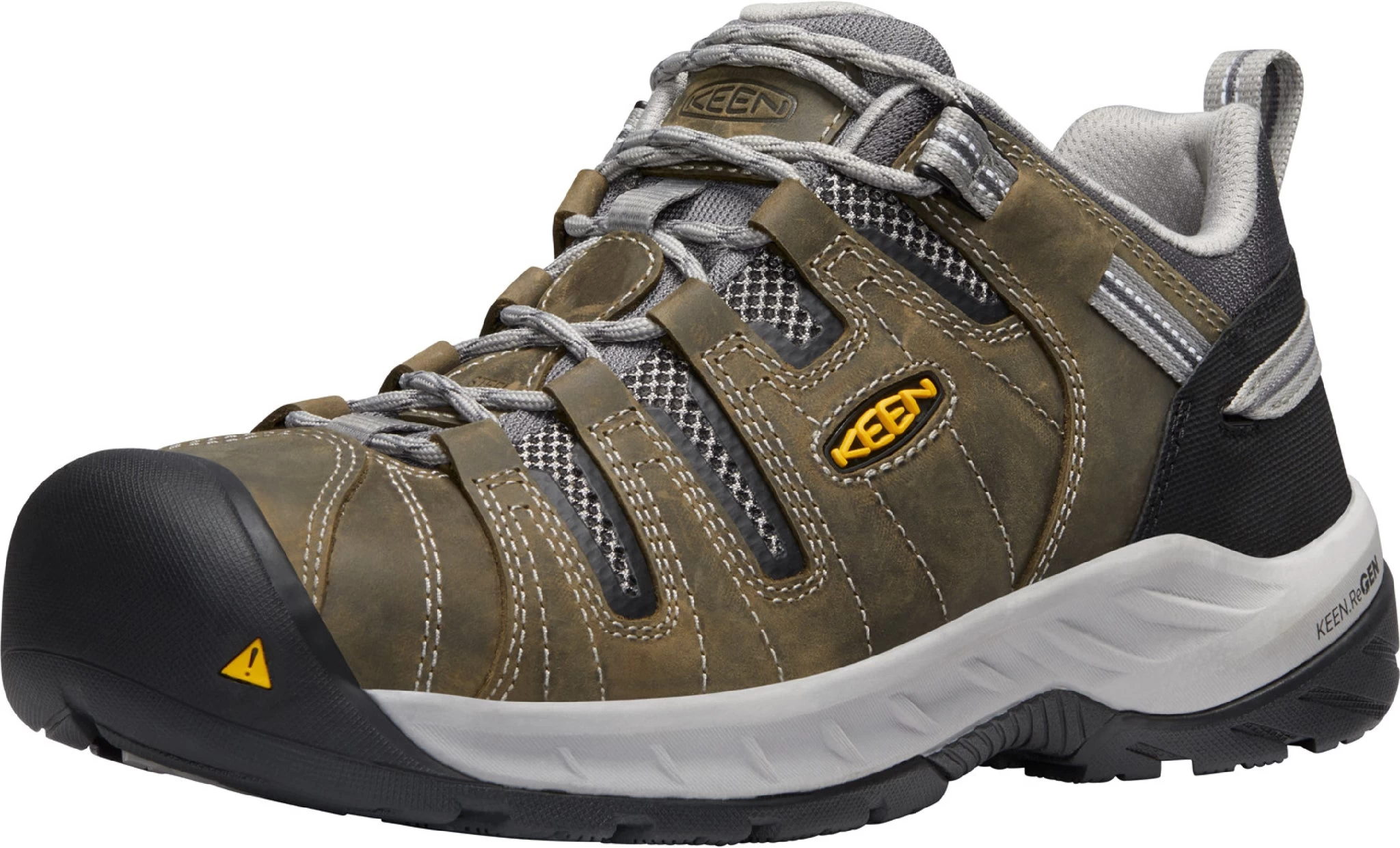 'Keen Utility' Men's Flint II EH Steel Toe - Gargoyle / Paloma - Image 5