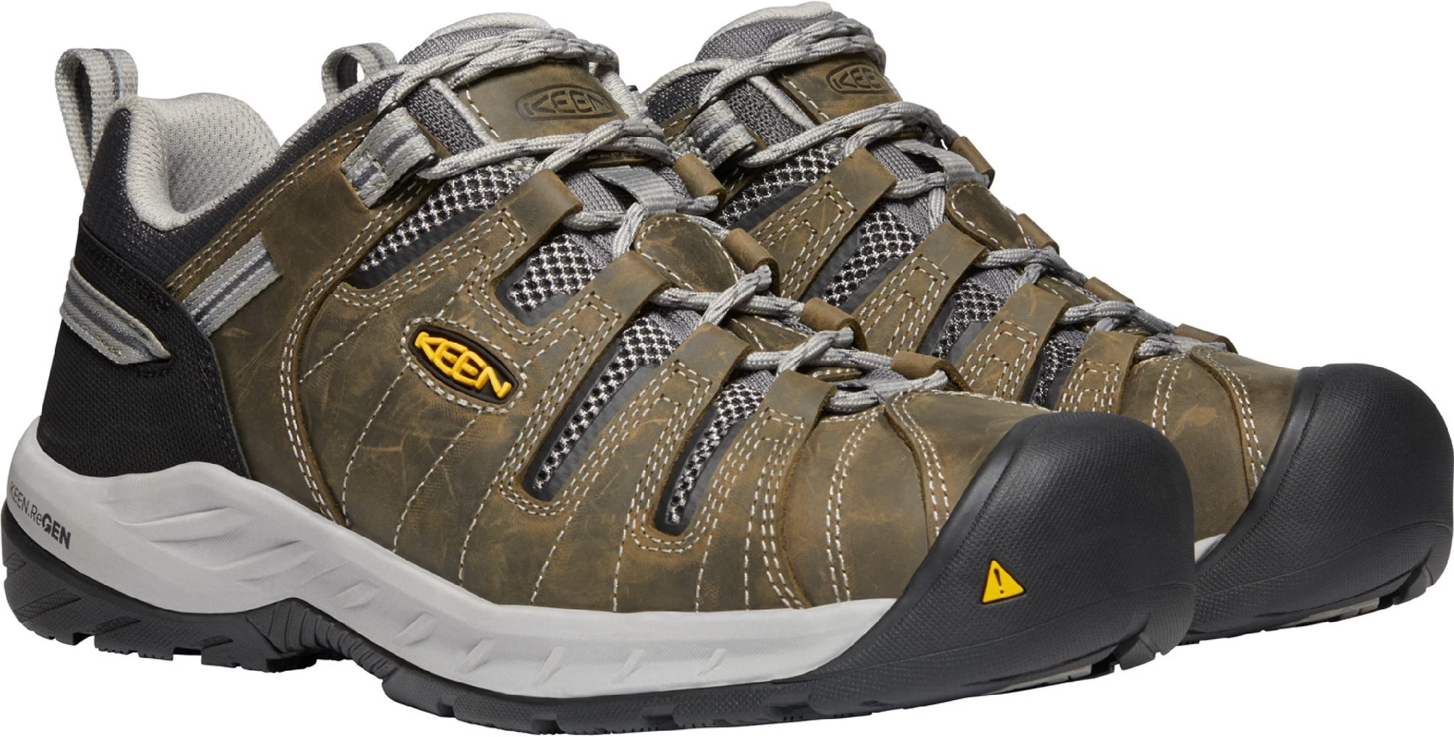 'Keen Utility' Men's Flint II EH Steel Toe - Gargoyle / Paloma - Image 6