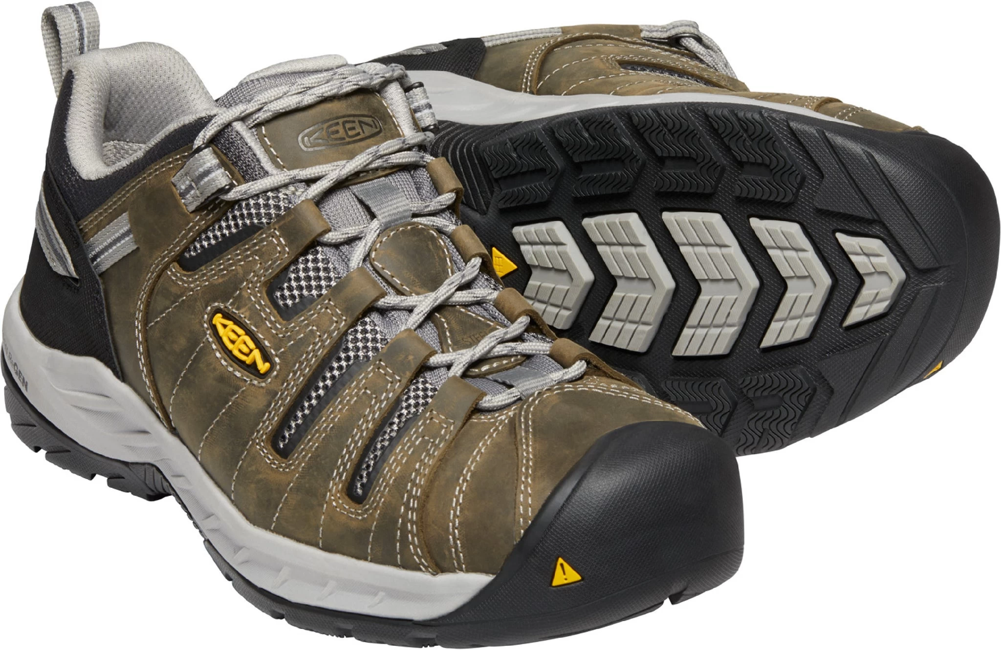 'Keen Utility' Men's Flint II EH Steel Toe - Gargoyle / Paloma - Image 7