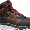 'Keen Utility' Men's Red Hook EH WP Mid Hiker Soft Toe - Tobacco / Black