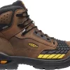 'Keen Utility' Men's 6" Troy KBF EH WP Comp Toe - Dark Earth / Black