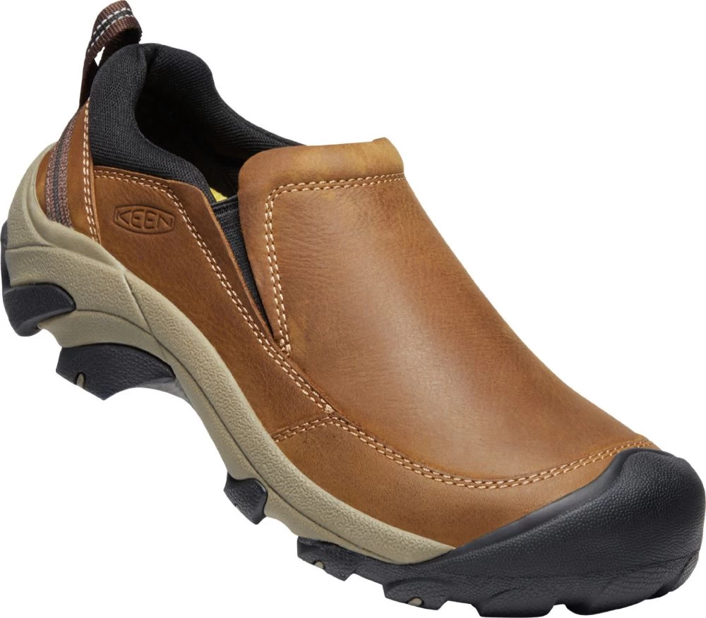 'Keen Outdoor' Men's Targhee II Soho Slip On - Brown / Black - Image 6