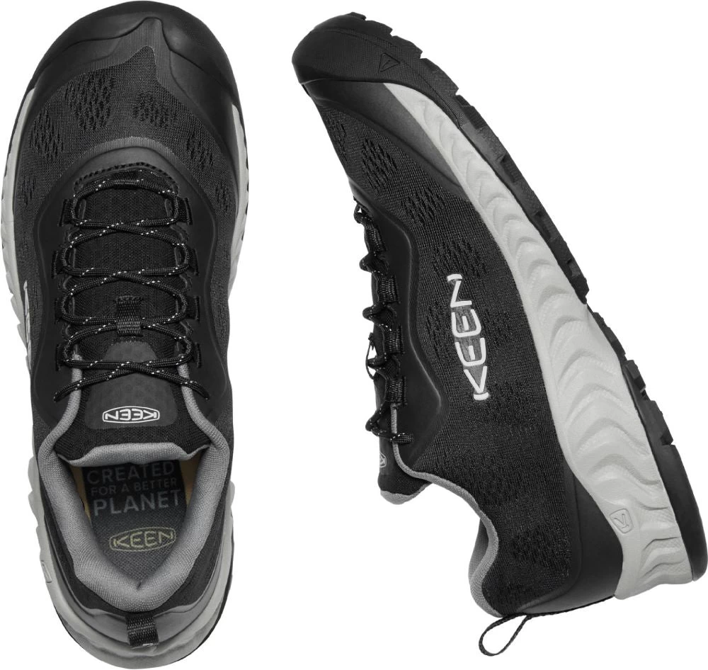 'Keen Outdoor' Men's NXIS Speed Low Hiker - Black / Vapor - Image 2