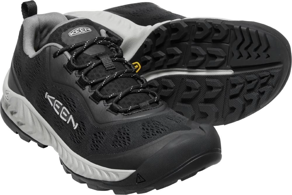 'Keen Outdoor' Men's NXIS Speed Low Hiker - Black / Vapor - Image 4