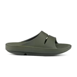 'OOFOS' Unisex OOahh Slide Sandal - Forest Green