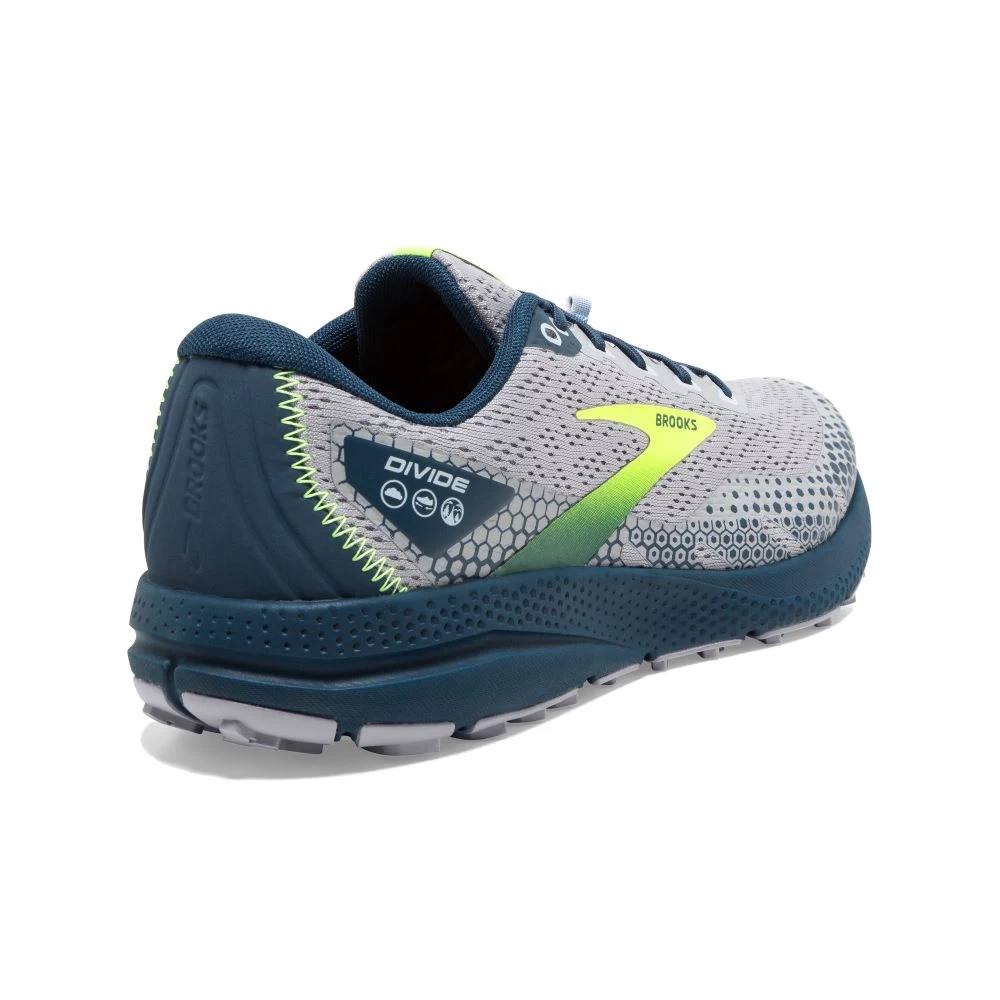'Brooks' Men's Divide 3 - Alloy / Titan / Nightlife - Image 6