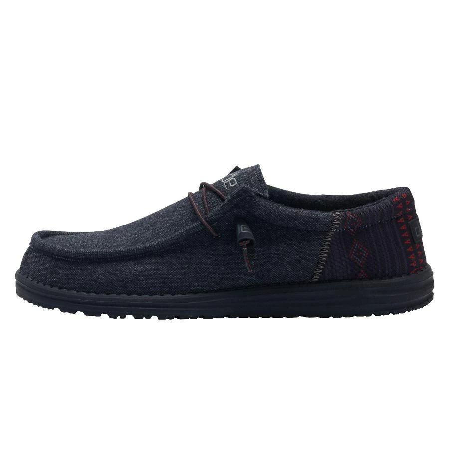 'Hey Dude' Men's Wally Funk Wool - Black Aztec - Image 6