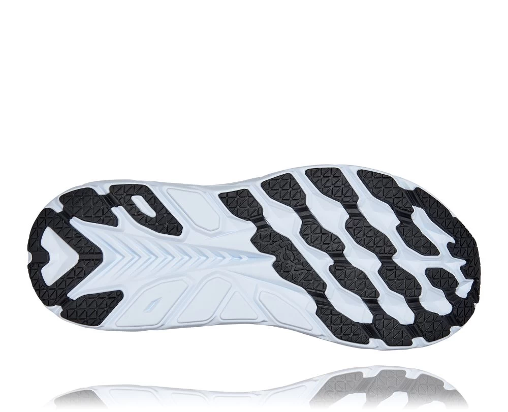 'HOKA' Men's Clifton 8 - Black / White - Image 3