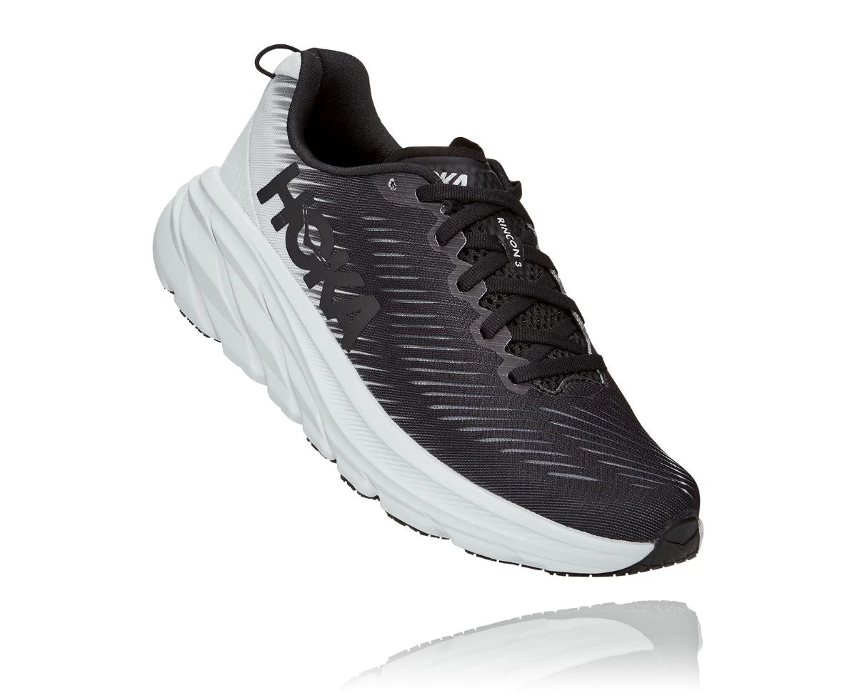 'HOKA' Women's Rincon 3 - Black / White