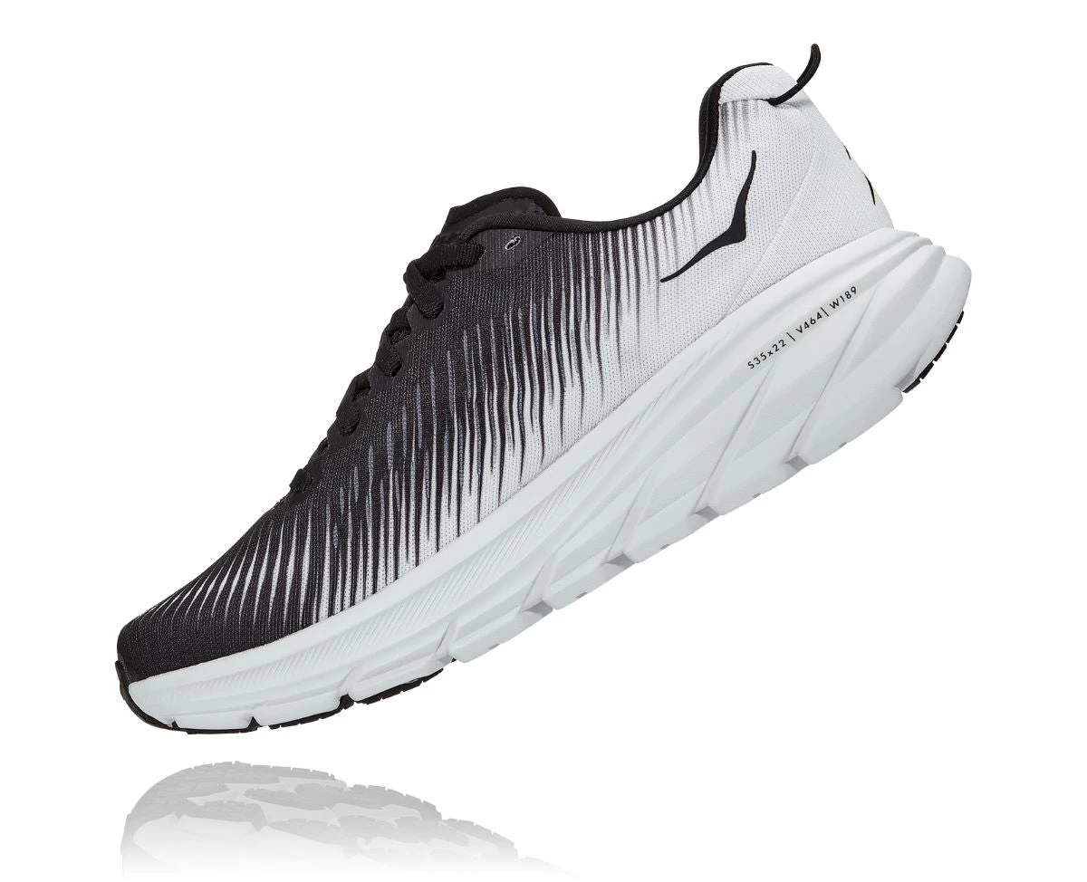 'HOKA' Women's Rincon 3 - Black / White - Image 4