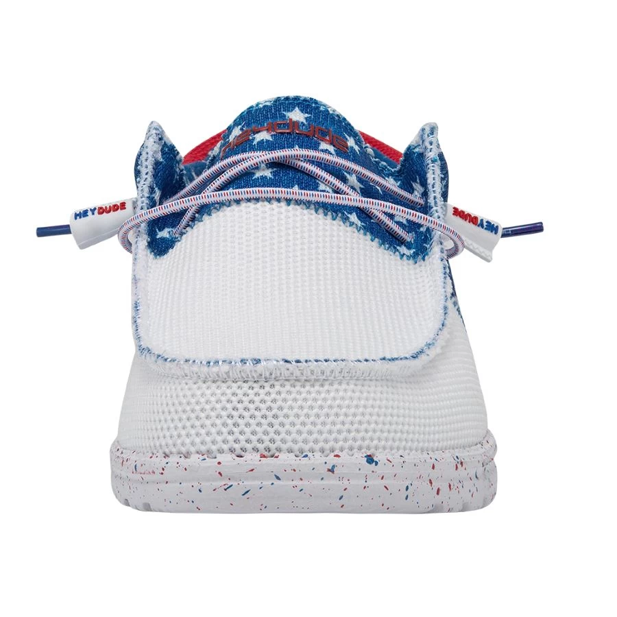 'Hey Dude' Men's Wally Sox - Tri American Pride - Image 4