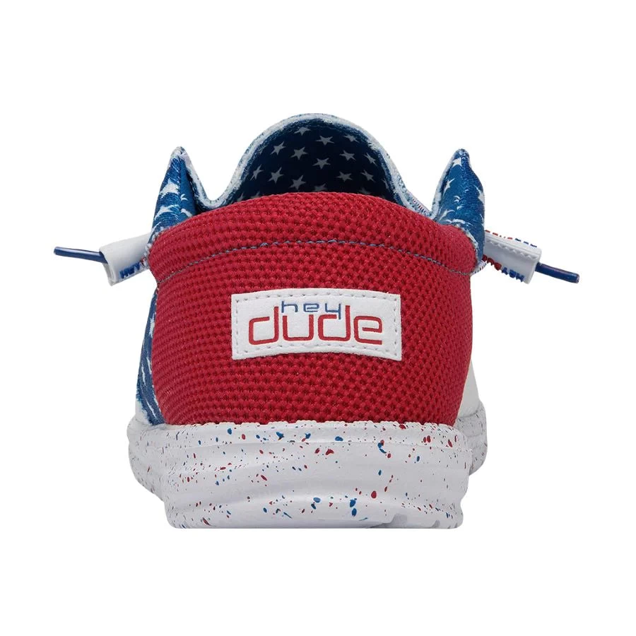 'Hey Dude' Men's Wally Sox - Tri American Pride - Image 5