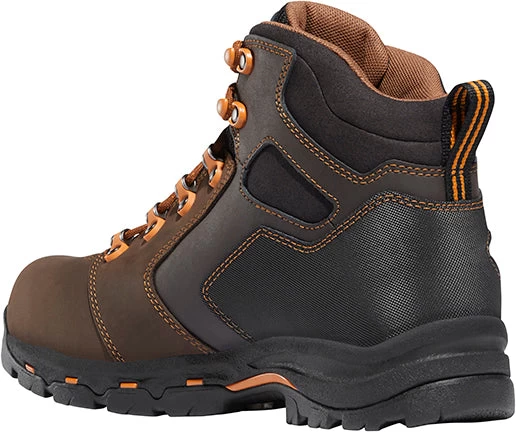 'Danner' Men's 4.5" Vicious WP Boot - Brown / Orange - Image 2