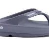 'OOFOS' Women's OOlala Luxe Thong - Slate