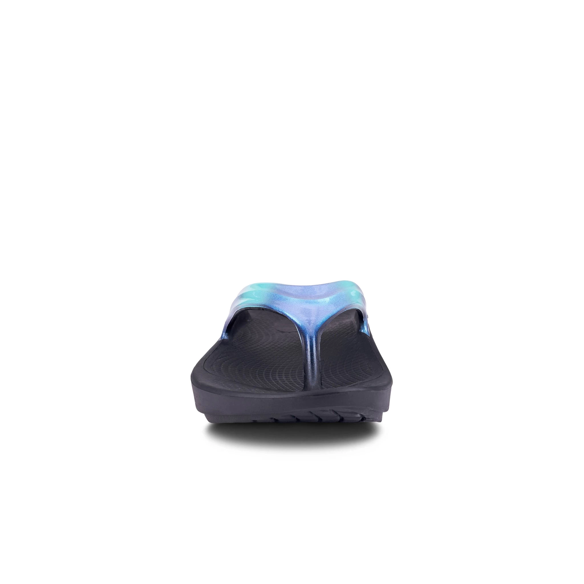 'OOFOS' Women's OOlala Luxe Thong - Atlantis - Image 5