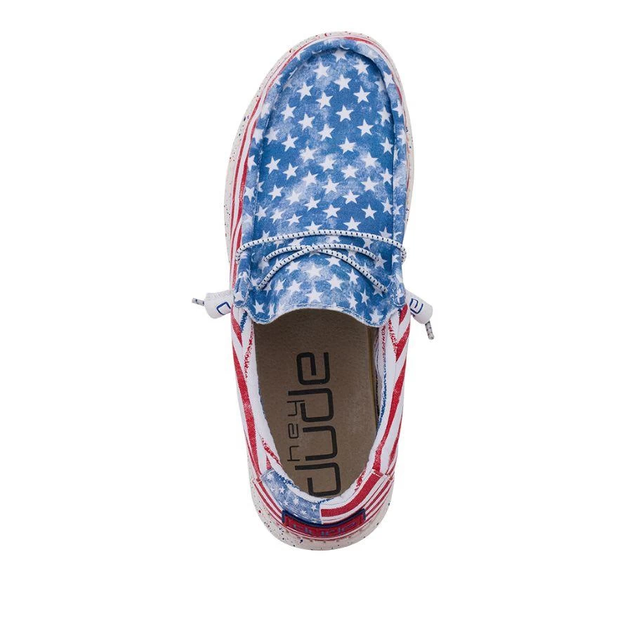 'Hey Dude' Men's Wally - Stars 'N Stripes - Image 2