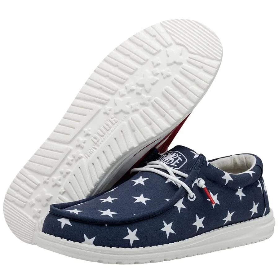 'Hey Dude' Men's Wally Patriotic - American Flag - Image 3