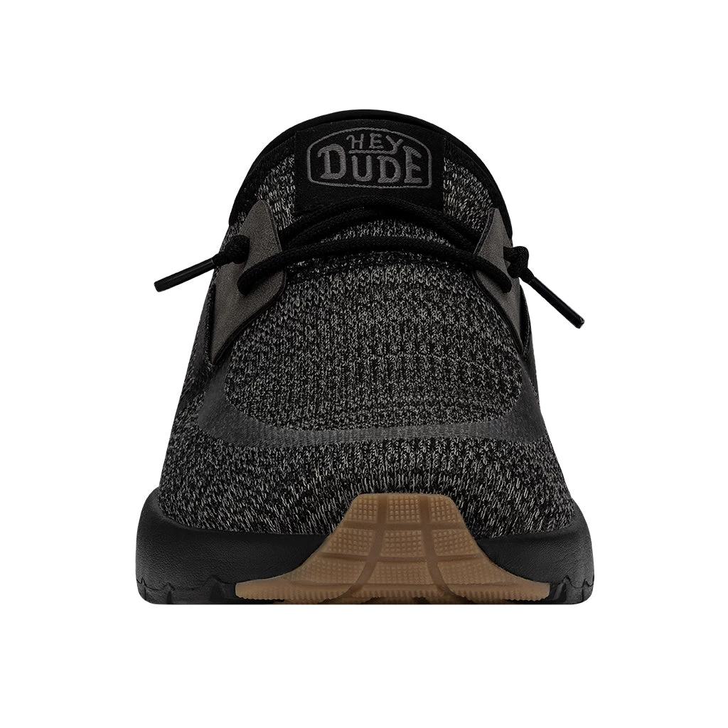 'Hey Dude' Men's Sirocco Sneaker - Black - Image 4