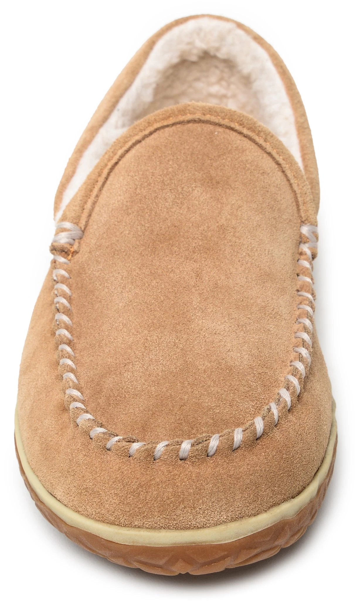 'Minnetonka' Men's Tilden Pile Lined Moc Slipper - Cinnamon - Image 3