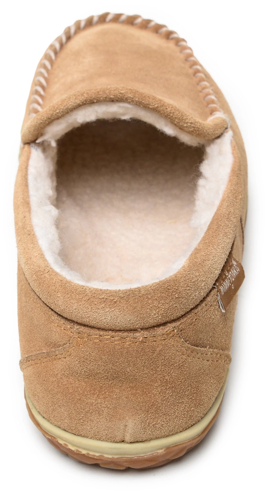 'Minnetonka' Men's Tilden Pile Lined Moc Slipper - Cinnamon - Image 4