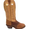 'Boulet' Men's 13" Buckaroo Western Round Toe - Cognac / Butterscotch