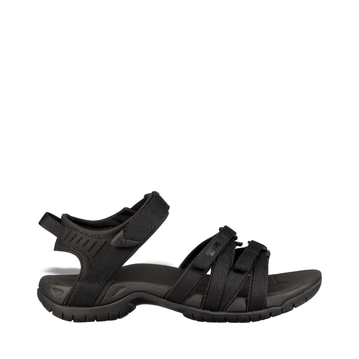 'Teva' Women's Tirra Sandal - Black / Black - Image 4