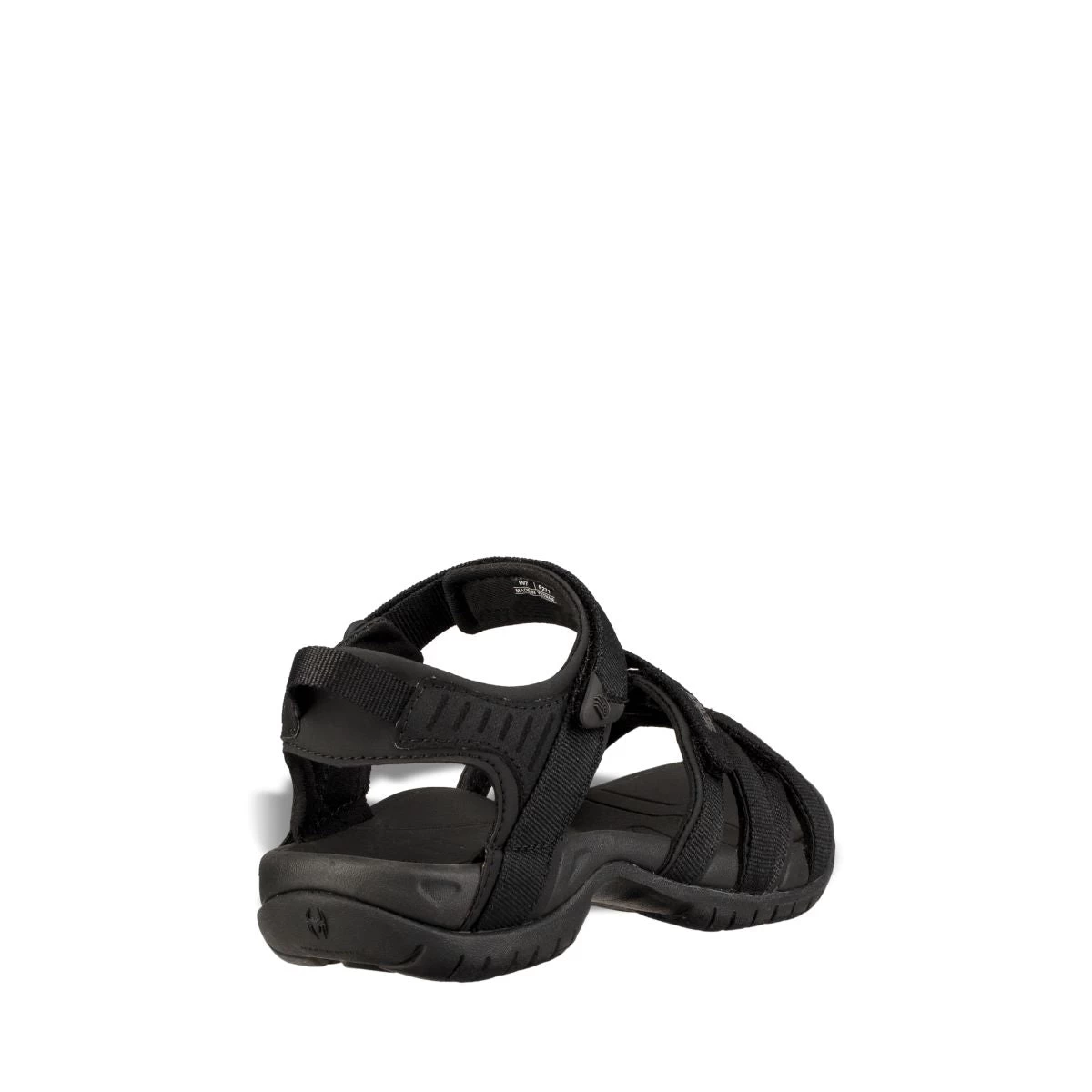 'Teva' Women's Tirra Sandal - Black / Black - Image 6