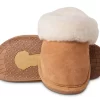 'Old Friend Footwear' Women's Scuff Slipper - Chestnut