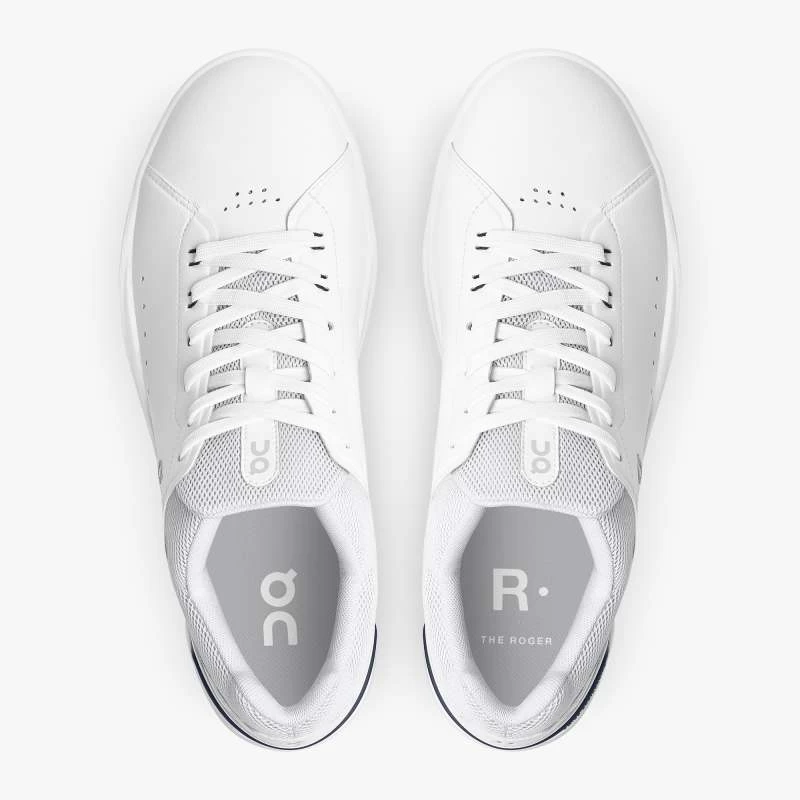 'On Running' Men's THE ROGER Advantage 1 Tennis Sneaker - White / Ink - Image 2