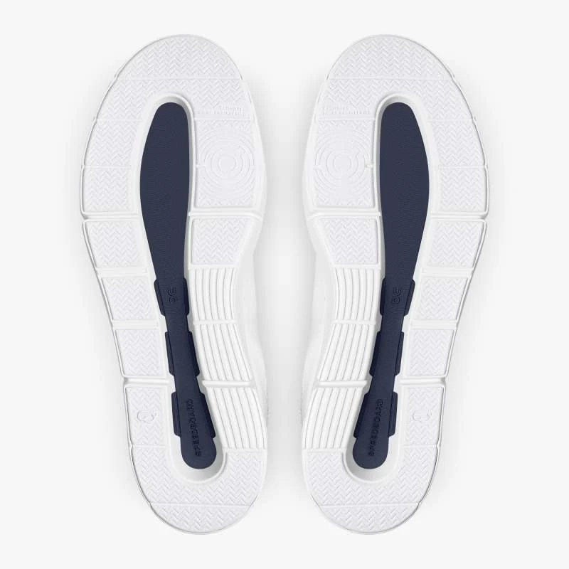 'On Running' Men's THE ROGER Advantage 1 Tennis Sneaker - White / Ink - Image 3