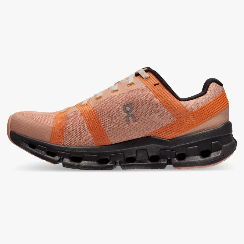 'On Running' Women's Cloudgo - Rose / Magnet - Image 6