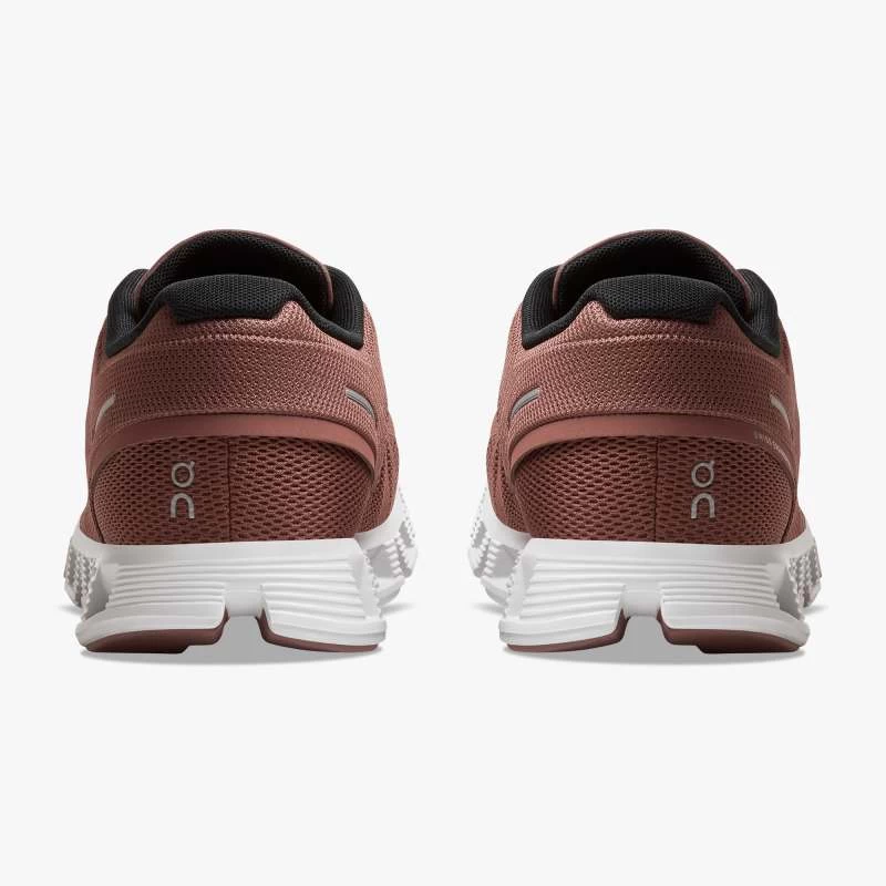 'On Running' Women's Cloud 5 - Rust / Black - Image 4