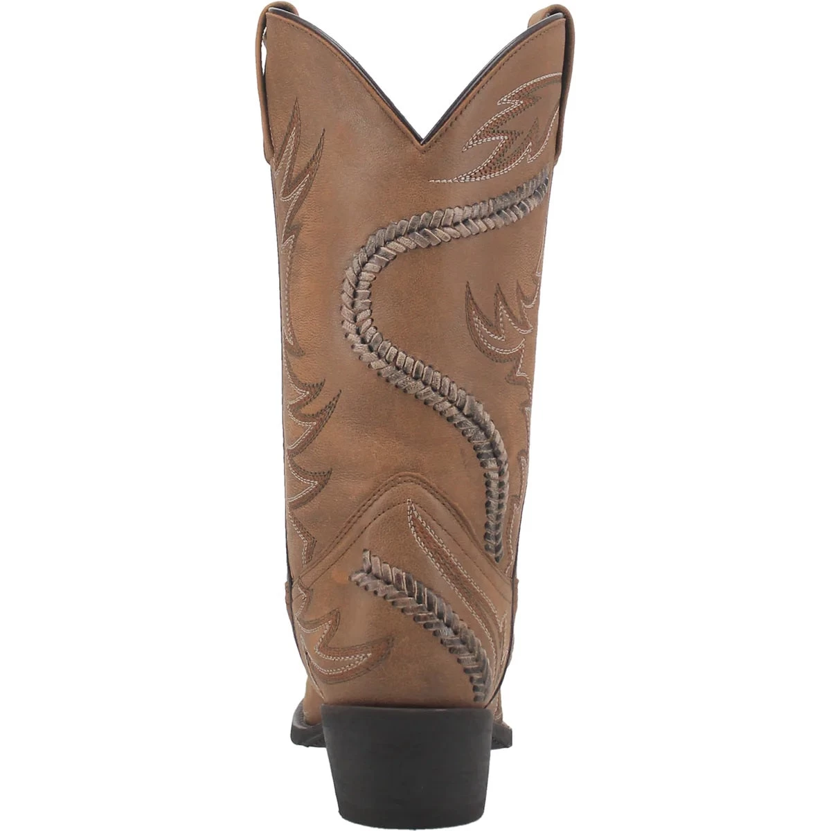 'Laredo' Men's 12" Lawry Western Fashion Snip Toe - Tan - Image 5