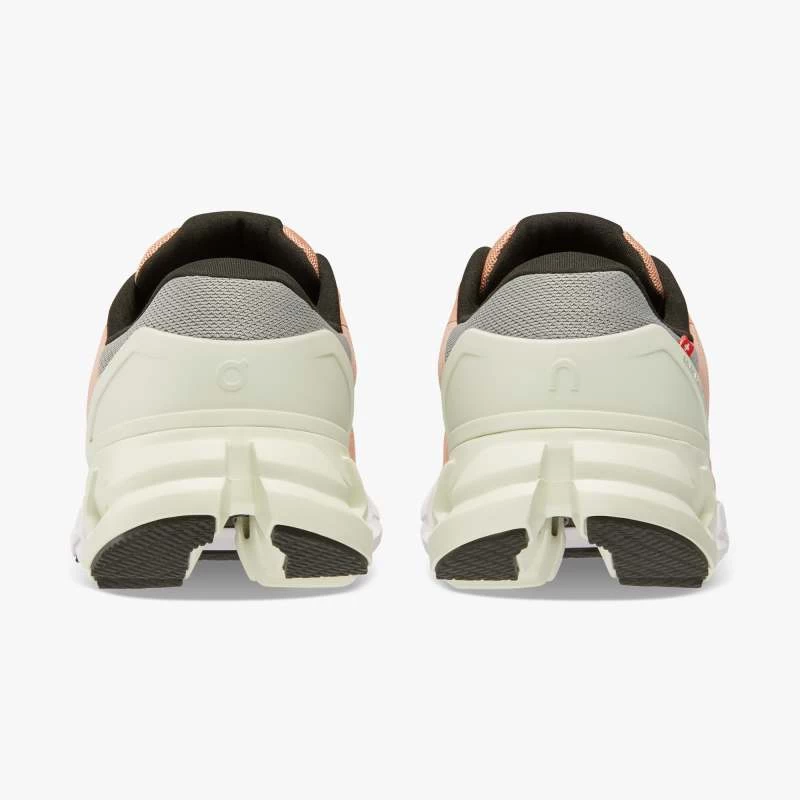 'On Running' Women's Cloudflyer 4 - Peach / Aloe - Image 5