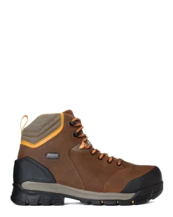 'Bogs' Men's 6" Bedrock WP Comp Toe - Brown