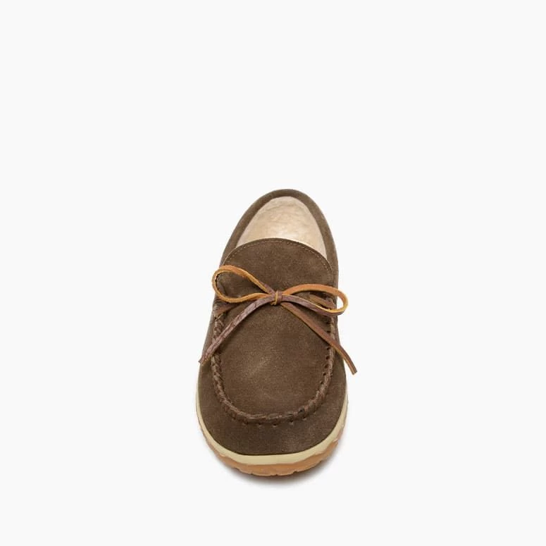 'Minnetonka' Men's Taft Slipper - Autumn Brown - Image 2