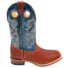 'Boulet' Men's 13" Western Square Toe - Utta Whisky / Puma Turqueza