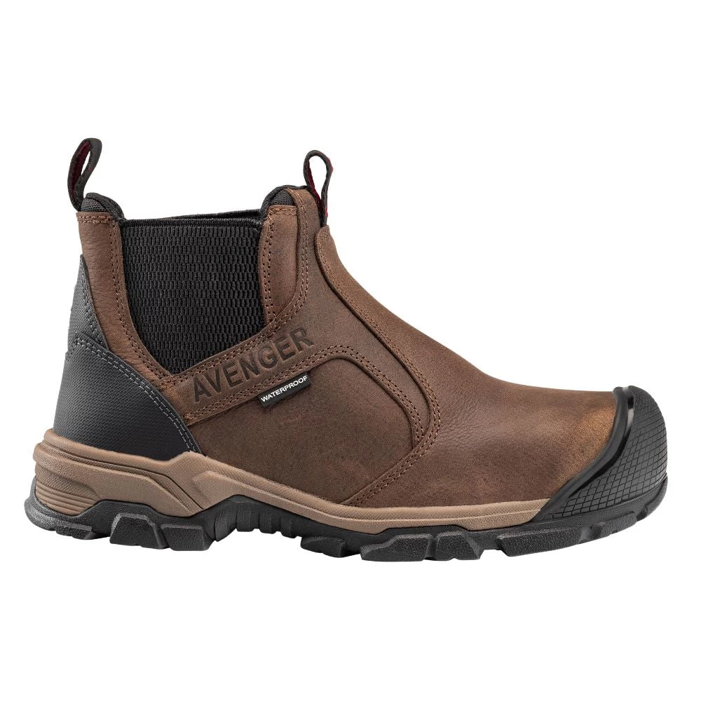 'Avenger' Women's Ripsaw Romeo EH PR WP Alloy Toe - Brown - Image 6