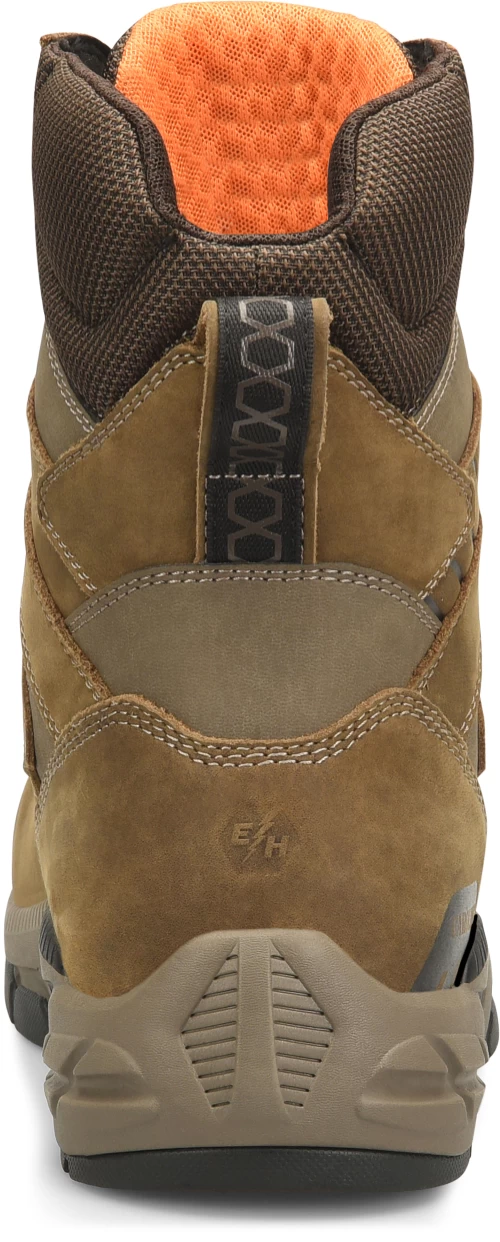 'Carolina' Men's 8" Duke 400G EH WP Carbon Toe - Brown - Image 5