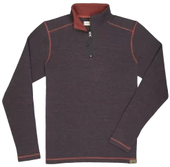 'Dakota Grizzly-Dermot' Men's 1/4 Zip Pullover - Charcoal