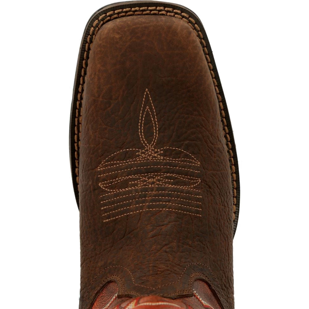 'Durango' Men's 12" REBEL Western Square Toe - CIMARRON BROWN - Image 2
