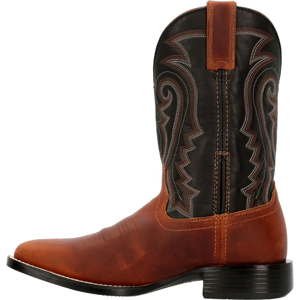 'Durango' Men's 11" Westward Square Toe - Brown/Black - Image 6