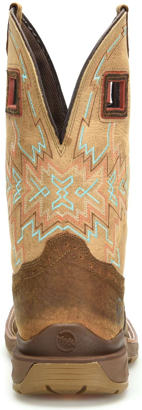'Double H' Men's 11" Clem EH SR Western Work - Tan / White - Image 5